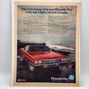 1973 Plymouth Fury LIFE Magazine Print Ad Chrysler Dodge Vintage